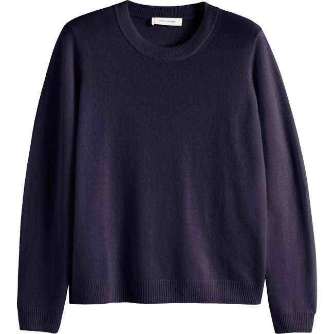 Air Cashmere Sweater, Navy - Sweaters - 4