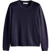 Air Cashmere Sweater, Navy - Sweaters - 4
