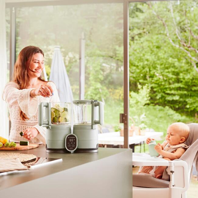 Duo Meal Glass Food Maker Green