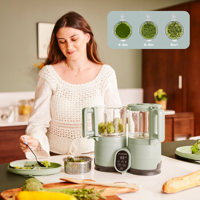 Duo Meal Glass Food Maker Green - Food Processor - 5