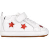 High Splash, Snow / Burnt Red - Crib Shoes - 1 - thumbnail