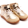 Retro Ground High Top, Gold / Snow - Sneakers - 1 - thumbnail
