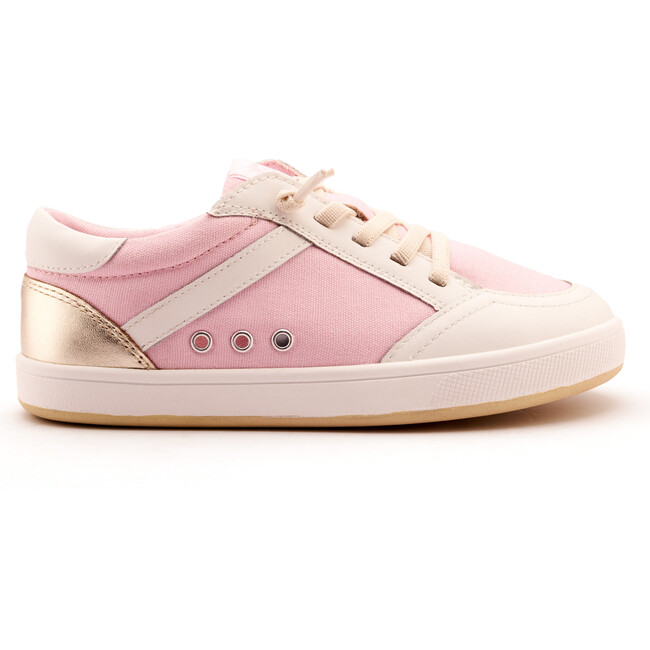 Jet, Light Pink Canvas / Snow / Gold