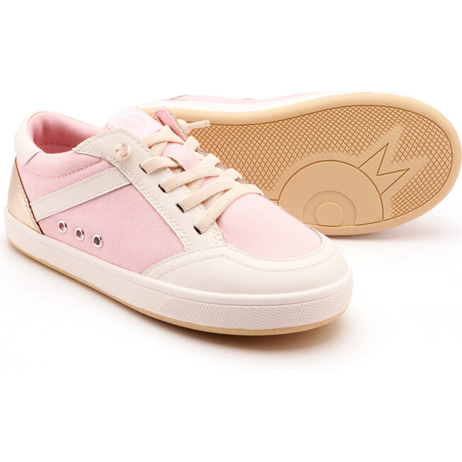 Jet, Light Pink Canvas / Snow / Gold - Sneakers - 3