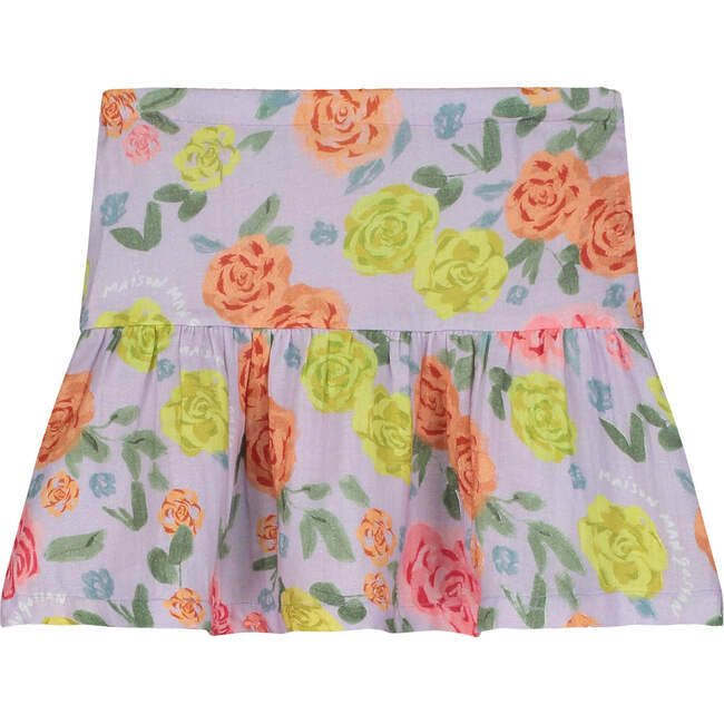 ROSES SKIRT, LILAC - Skirts - 1