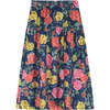 ROSES SKIRT, NAVY - Skirts - 1 - thumbnail