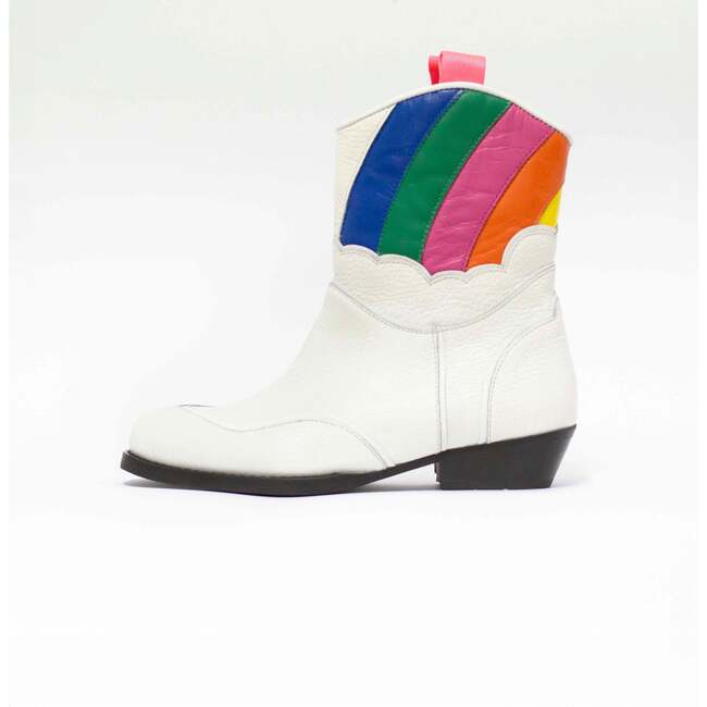 PASSIFLORA BOOTS, WHITE & RAINBOW