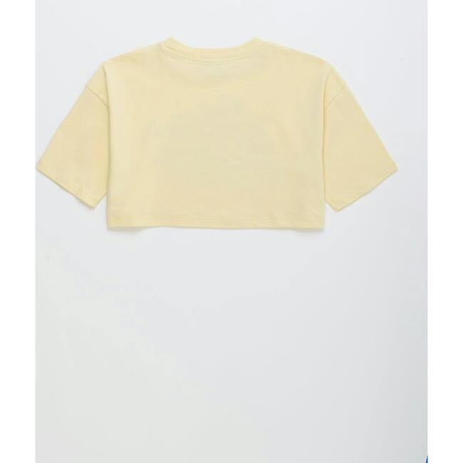 VINTAGE FLOWERS CROP TOP, VANILLA