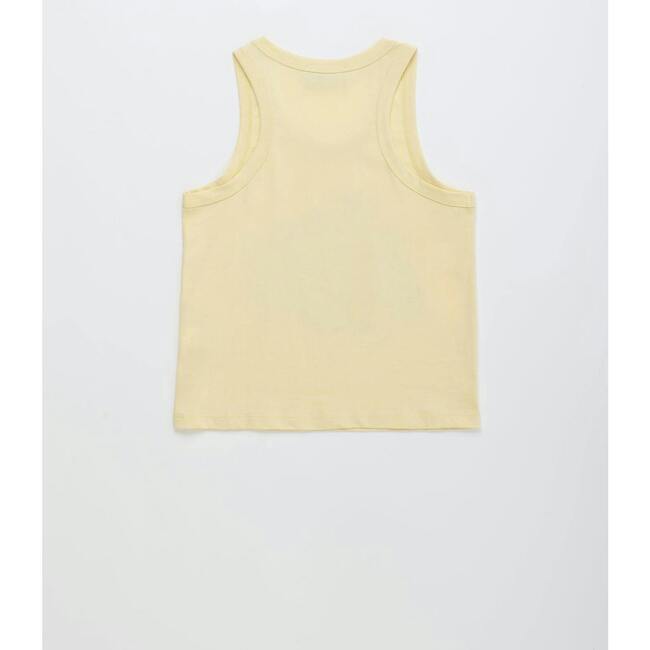 VINTAGE FLOWERS TANK TOP, VANILLA