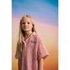 WAVY MESH SHIRT, LIGHT PINK - Shirts - 3