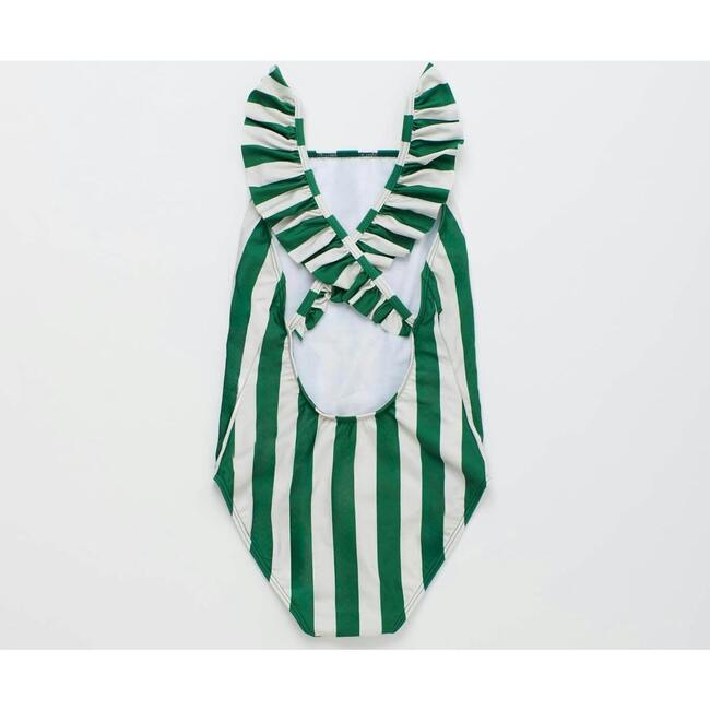 UVAS STRIPED SWIMSUIT, GREEN