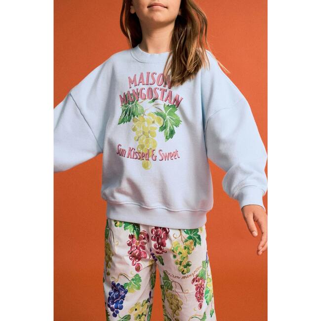 UVAS SWEATSHIRT, LIGHT BLUE - Sweatshirts - 5