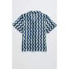 WAVY MESH SHIRT, BLUE - Shirts - 2