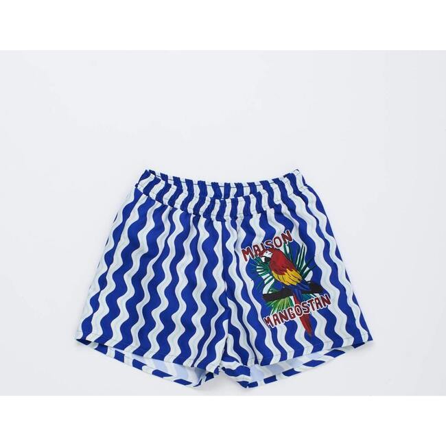 LOROS WAVY SWIMSHORTS, BLUE