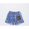 LOROS WAVY SWIMSHORTS, BLUE - Swim Trunks - 1 - thumbnail