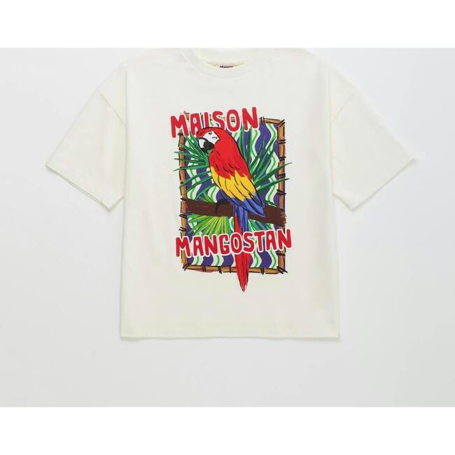 LOROS T-SHIRT, CLOUDY WHITE