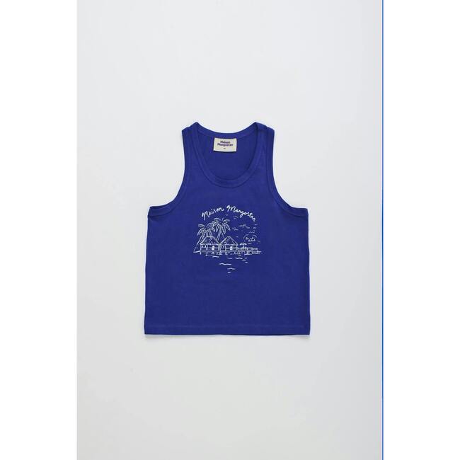 LEISURELY TANK TOP, BLUE