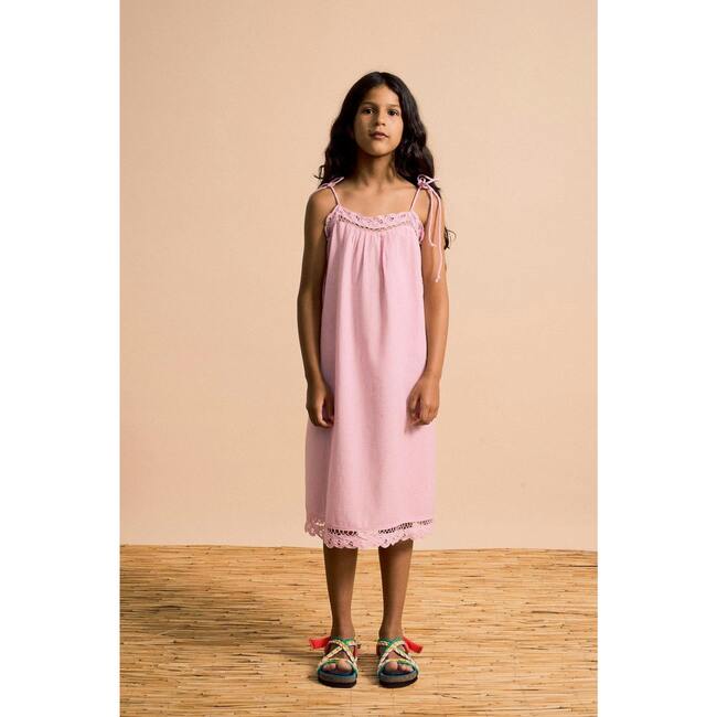 ISLA LACE DRESS, PINK - Dresses - 3