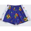 BLOSSOM PATCHWORK SHORTS, BLUE - Shorts - 1 - thumbnail