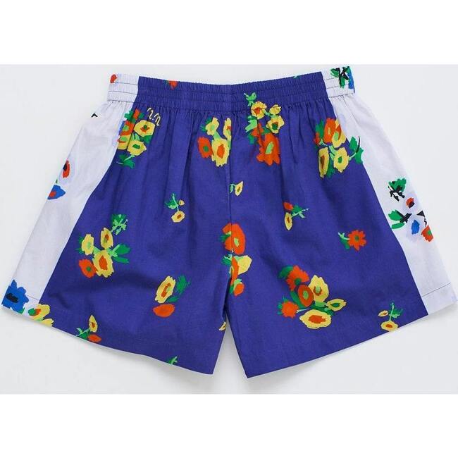 BLOSSOM PATCHWORK SHORTS, BLUE