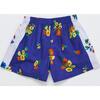 BLOSSOM PATCHWORK SHORTS, BLUE - Shorts - 2