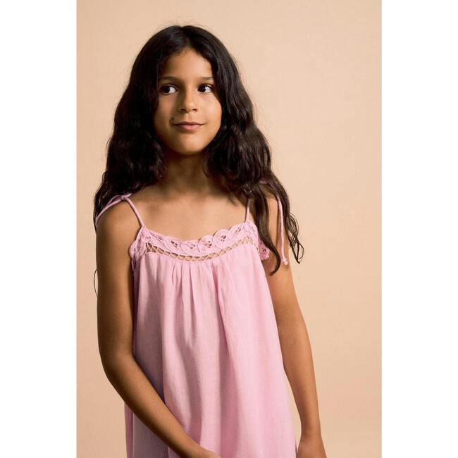 ISLA LACE DRESS, PINK - Dresses - 4