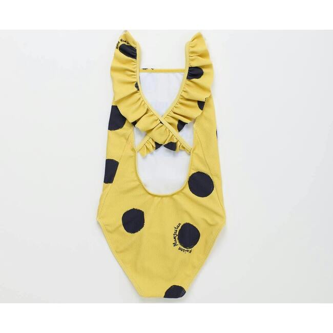 DOTS SWIMSUIT, YELLOW