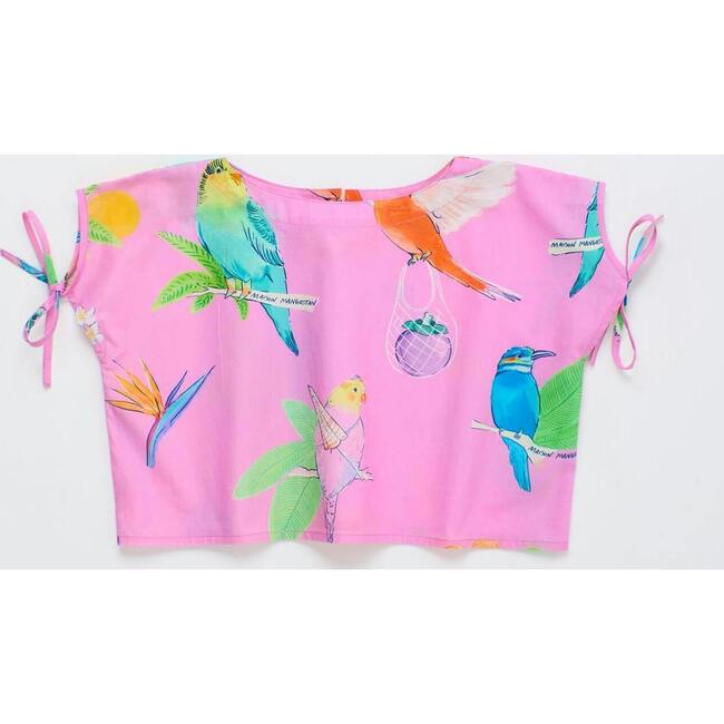BIRDS TOP, PINK