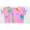 BIRDS TOP, PINK - Shirts - 1 - thumbnail
