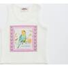 BIRDS TANK TOP, WHITE - Tank Tops - 1 - thumbnail