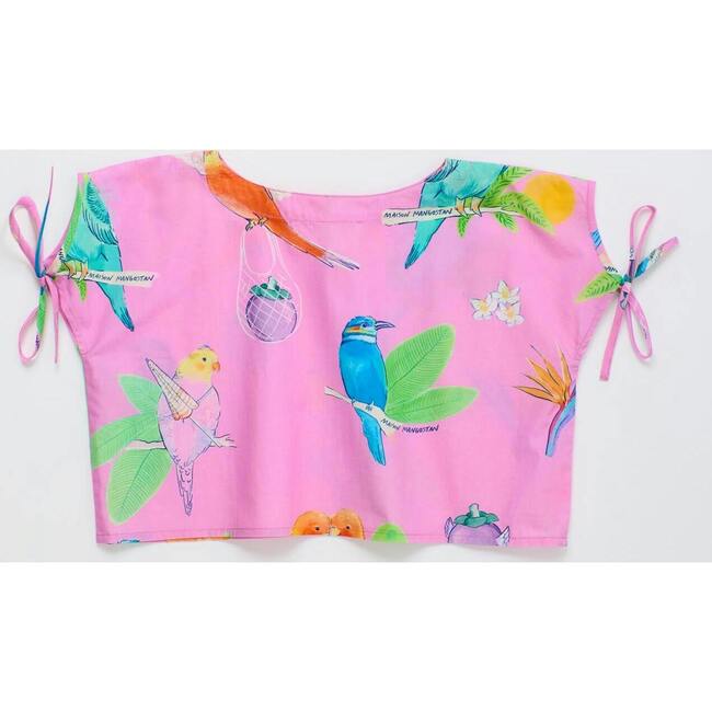BIRDS TOP, PINK