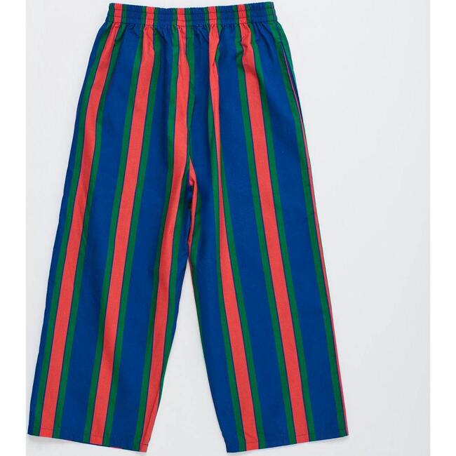 TROPIC STRIPED PANTS, NAVY / RED