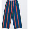 TROPIC STRIPED PANTS, NAVY / RED - Pants - 2