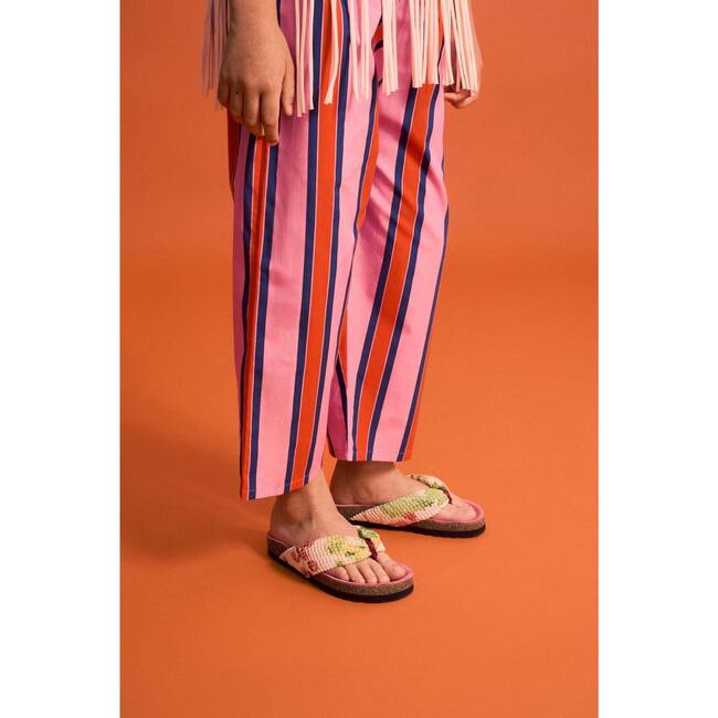 TROPIC STRIPED PANTS, PINK - Pants - 3