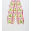 BIRDS PATCHWORK PANTS, BLUSH - Pants - 1 - thumbnail