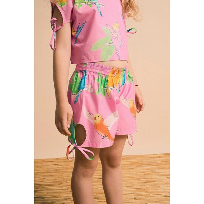 BIRDS SHORTS, PINK - Shorts - 3