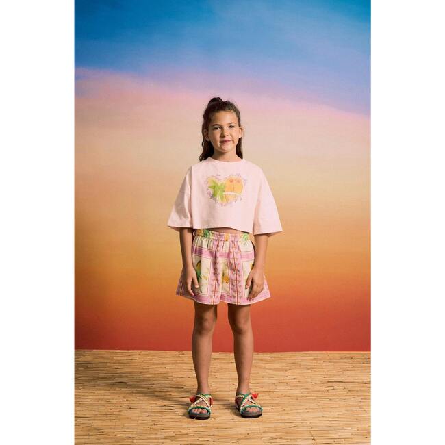 BIRDS PATCHWORK SHORTS, BLUSH - Shorts - 4