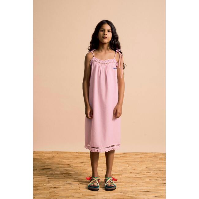 ISLA LACE DRESS, PINK - Dresses - 6