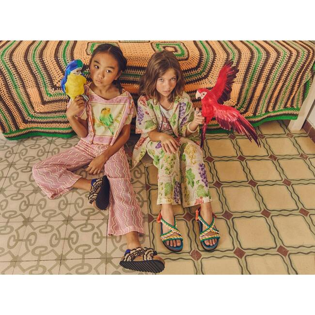 BIRDS PATCHWORK TOP, BLUSH - Shirts - 5