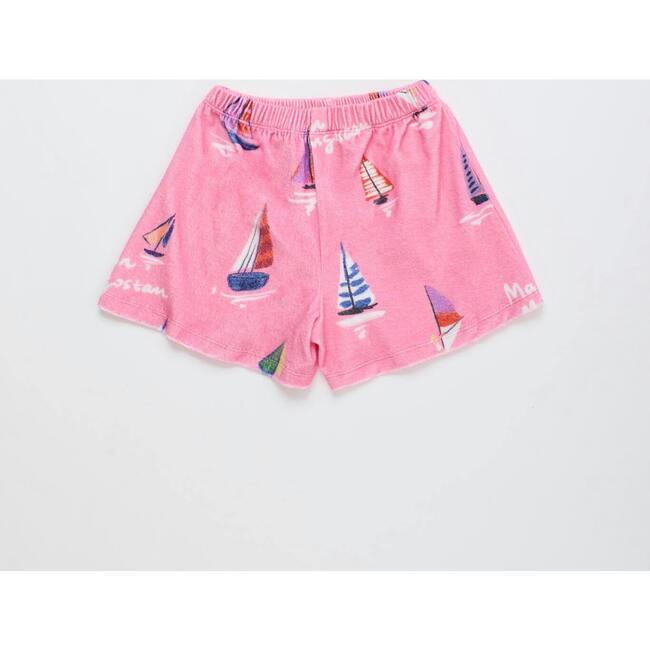 BARCOS TOWEL SHORTS, PINK