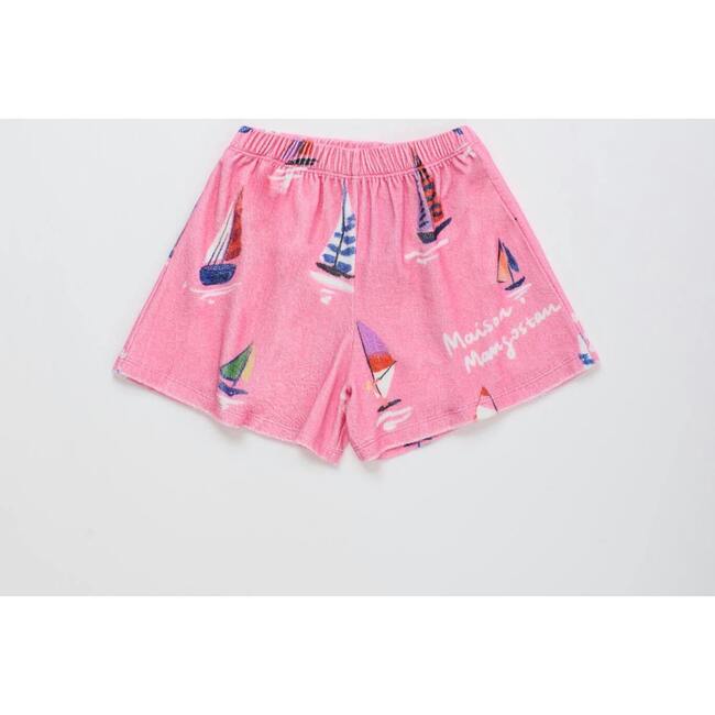 BARCOS TOWEL SHORTS, PINK