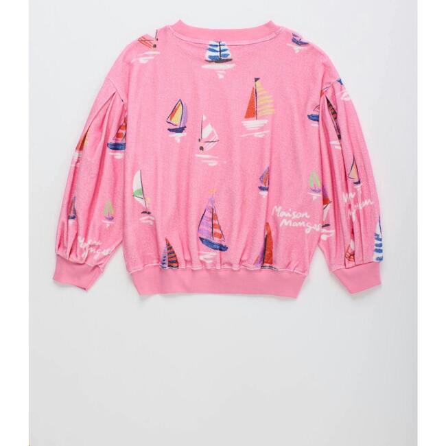 BARCOS TOWEL SWEATSHIRT, PINK