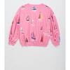 BARCOS TOWEL SWEATSHIRT, PINK - Sweatshirts - 2