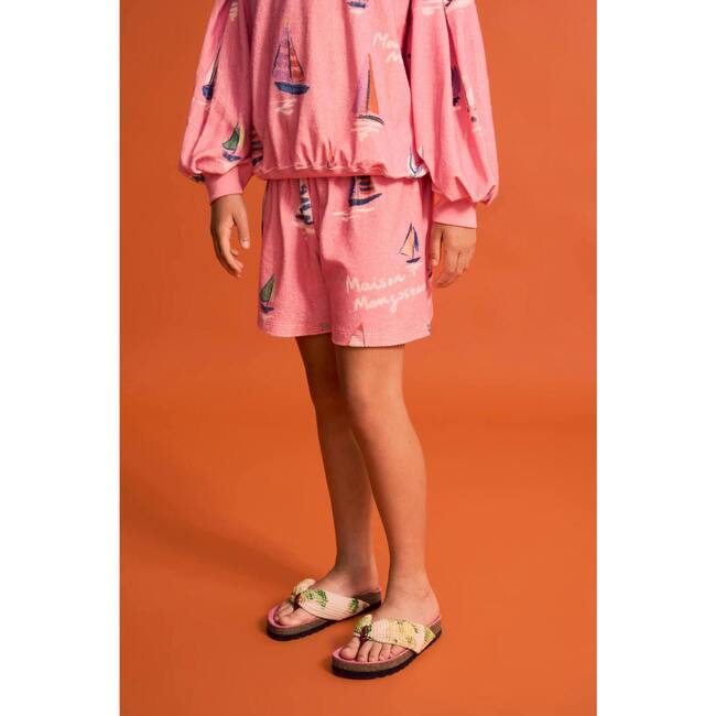 BARCOS TOWEL SHORTS, PINK - Shorts - 3