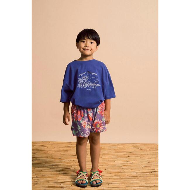 BEVERLY FLORAL SHORTS, DEEP LAVANDER - Shorts - 4