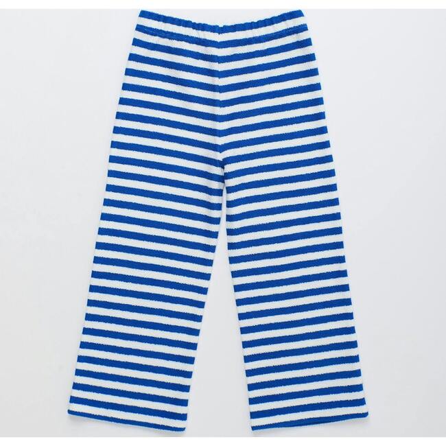 BARCOS STRIPED SWEATPANTS, BLUE & WHITE