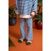 BARCOS STRIPED SWEATPANTS, BLUE & WHITE - Sweatpants - 3