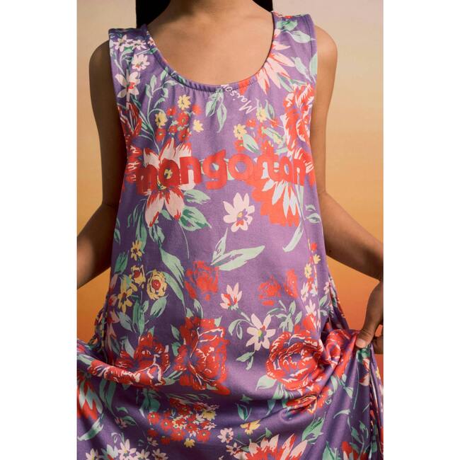 BEVERLY FRINGE DRESS, DEEP PURPLE - Dresses - 4