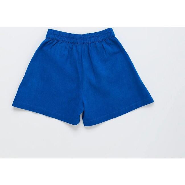 BARCOS EMBROIDERED SHORTS, BLUE