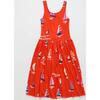 BARCOS DRESS, RED - Dresses - 1 - thumbnail